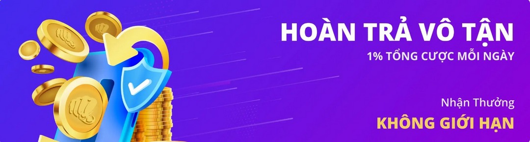 HOÀN TRẢ 1% TỔNG CƯỢC MỖI NGÀY